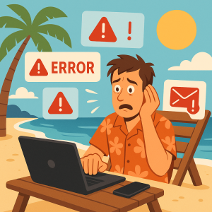 Out of Office, Out of Luck? What Happens When Your IT Breaks While Everyone’s on Vacation